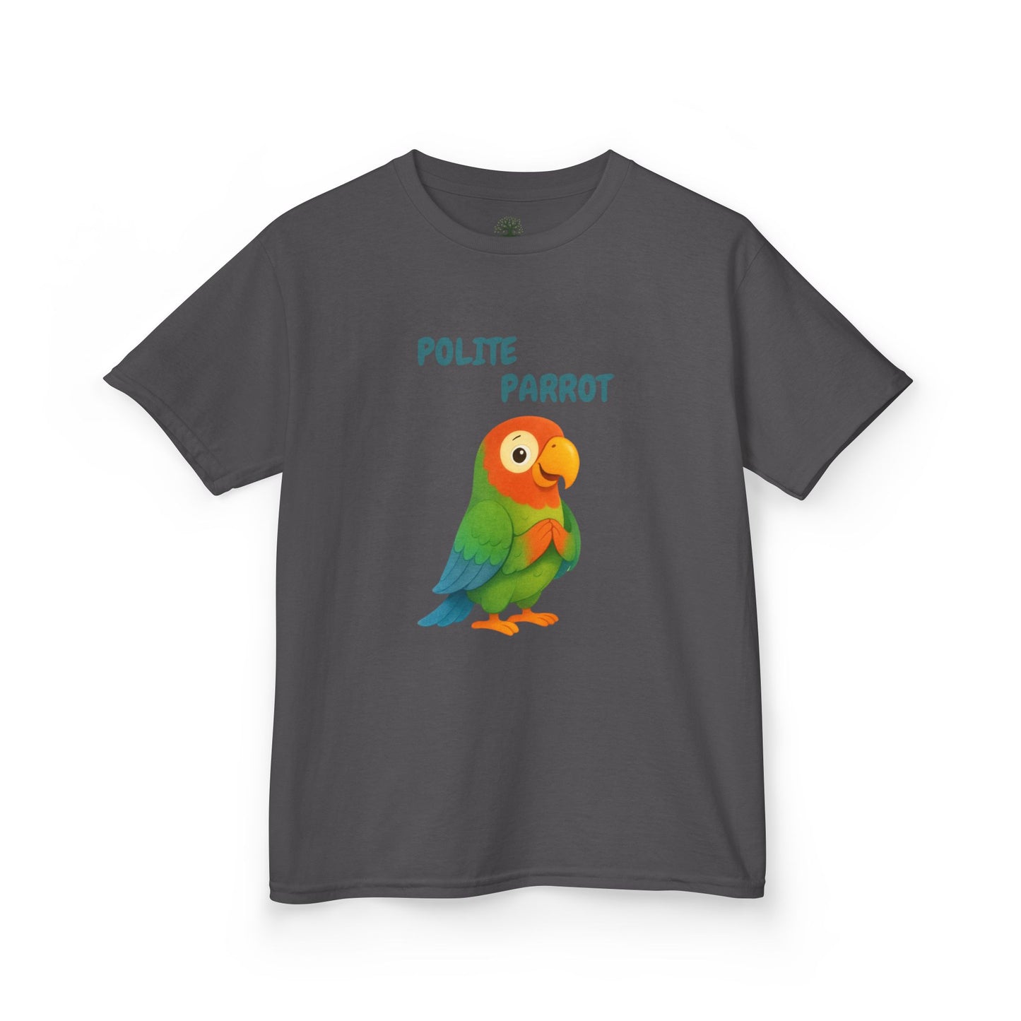 Comfy Kids Tee - Polite Parrot