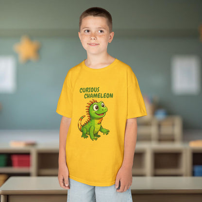 Comfy Kids Tee - Curious Chameleon