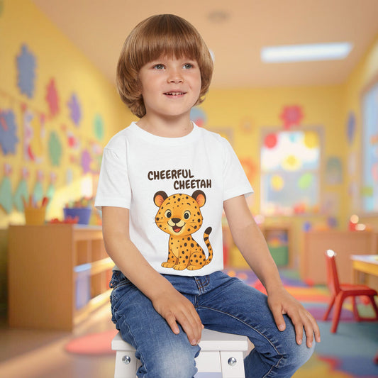 Toddler Tee - Cheerful Cheetah