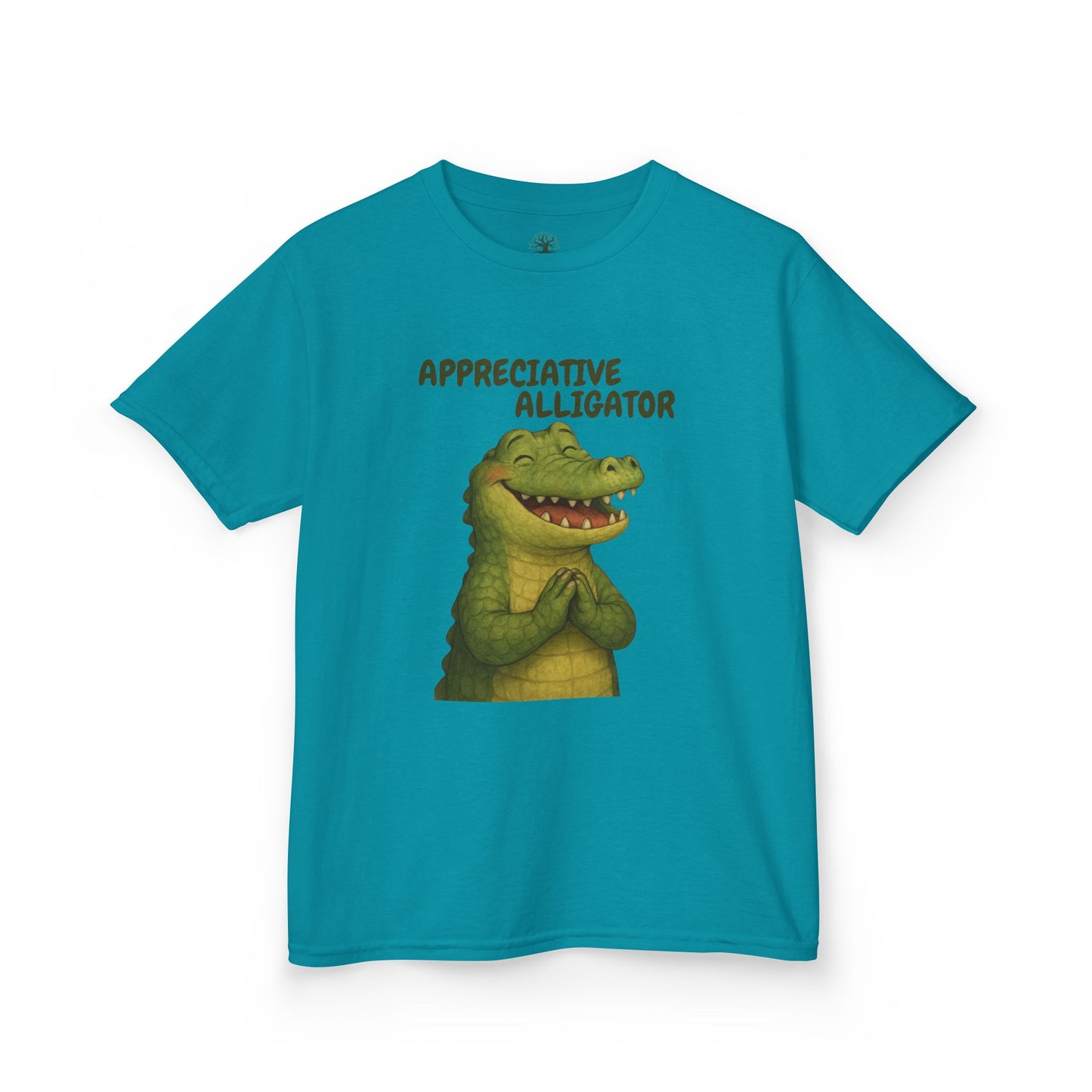 Comfy Kids Tee - Appreciative Alligator