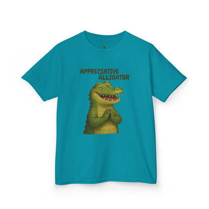 Comfy Kids Tee - Appreciative Alligator
