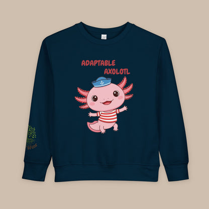 Toddler Sweatshirt - Adaptable Axolotl