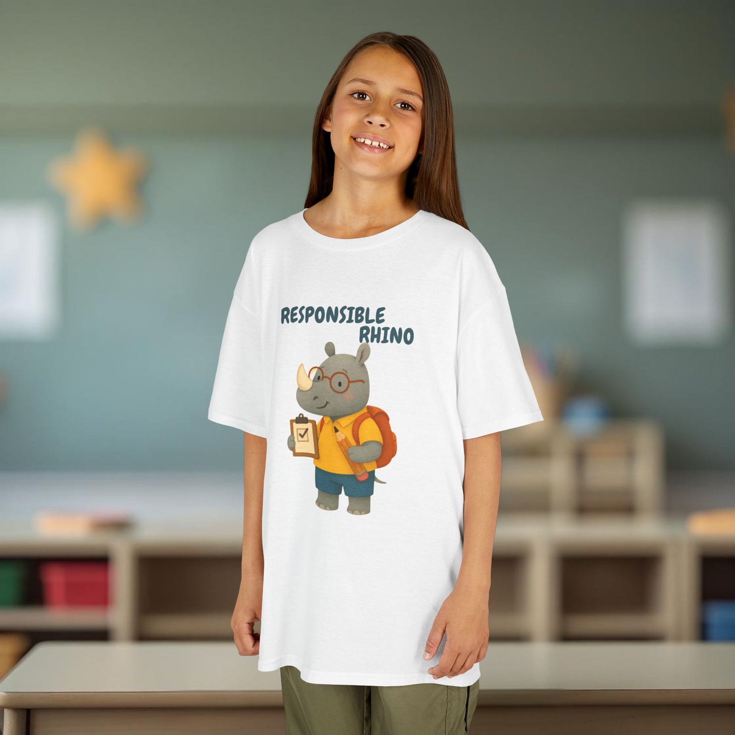 Comfy Kids Tee - Responsible Rhino