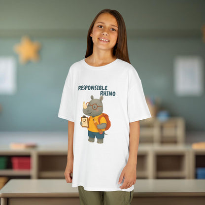 Comfy Kids Tee - Responsible Rhino