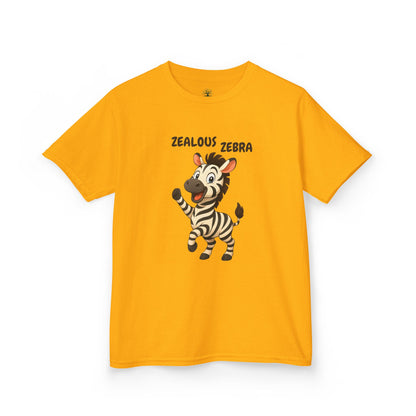 Comfy Kids Tee - Zealous Zebra