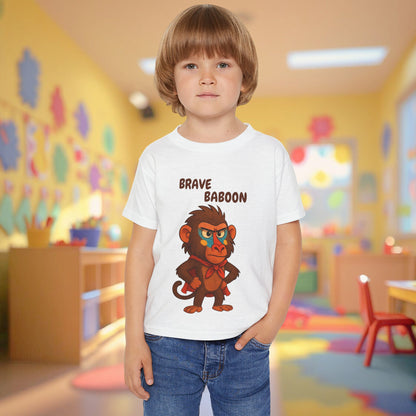 Toddler Tee - Brave Baboon