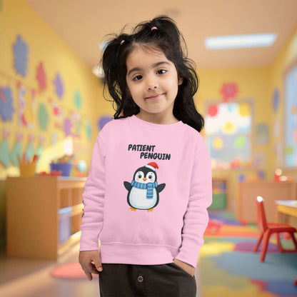 Toddler Sweatshirt - Patient Penguin