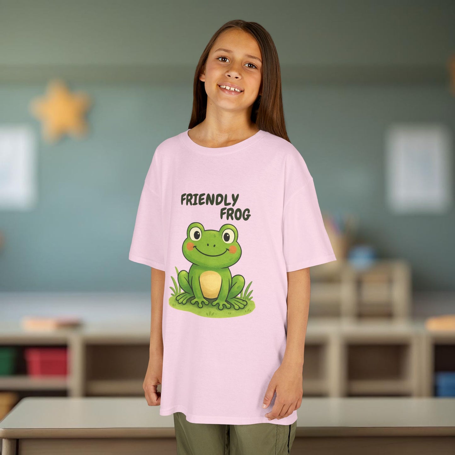 Comfy Kids Tee - Friendly Frog
