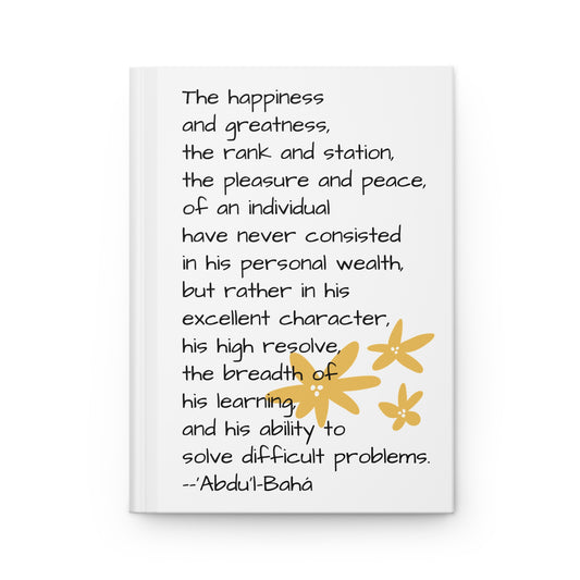 Hard Cover Journal - Excellent Character