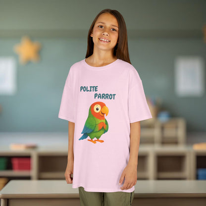 Comfy Kids Tee - Polite Parrot