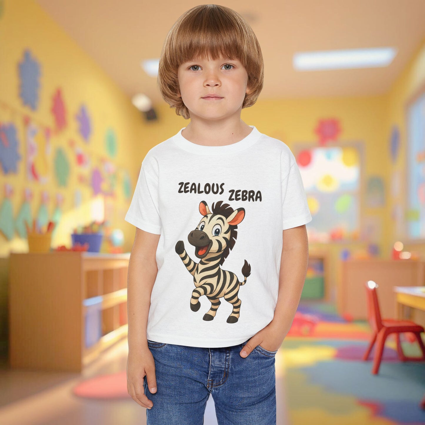 Toddler Tee - Zealous Zebra