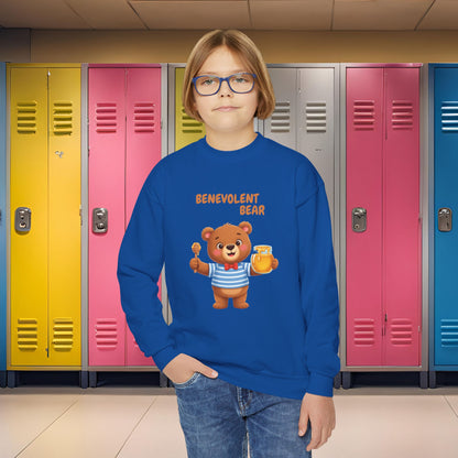 Comfy Kids Sweatshirt - Benevolent Bear