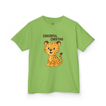 Comfy Kids Tee - Cheerful Cheetah