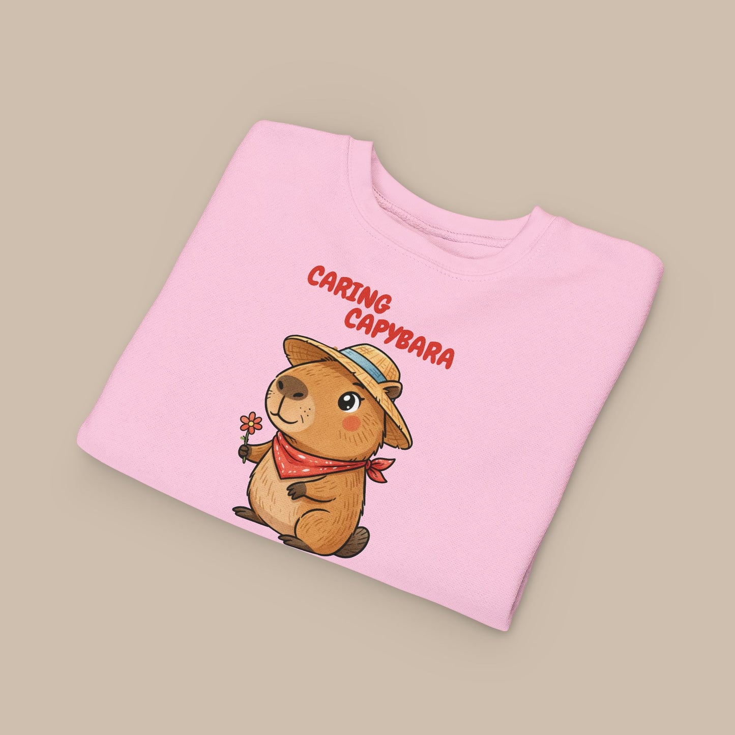 Toddler Sweatshirt - Caring Capybara