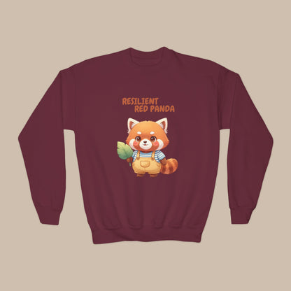 Comfy Kids Sweatshirt - Resilient Red Panda
