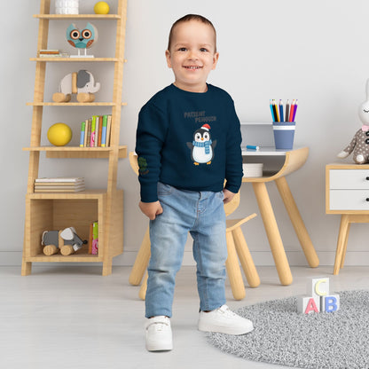 Toddler Sweatshirt - Patient Penguin