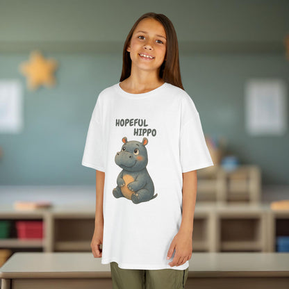 Comfy Kids Tee - Hopeful Hippo