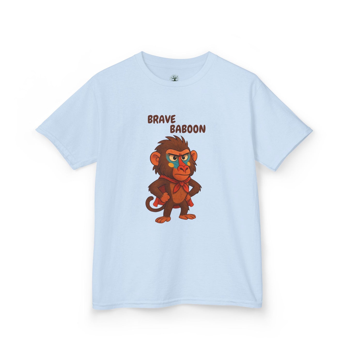 Comfy Kids Tee - Brave Baboon