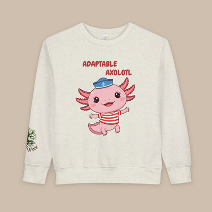Toddler Sweatshirt - Adaptable Axolotl