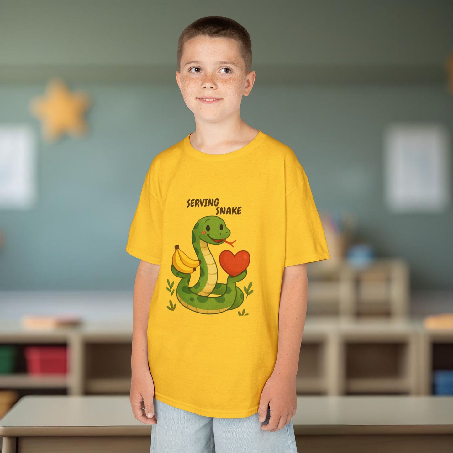 Comfy Kids Tee - Serving Snake