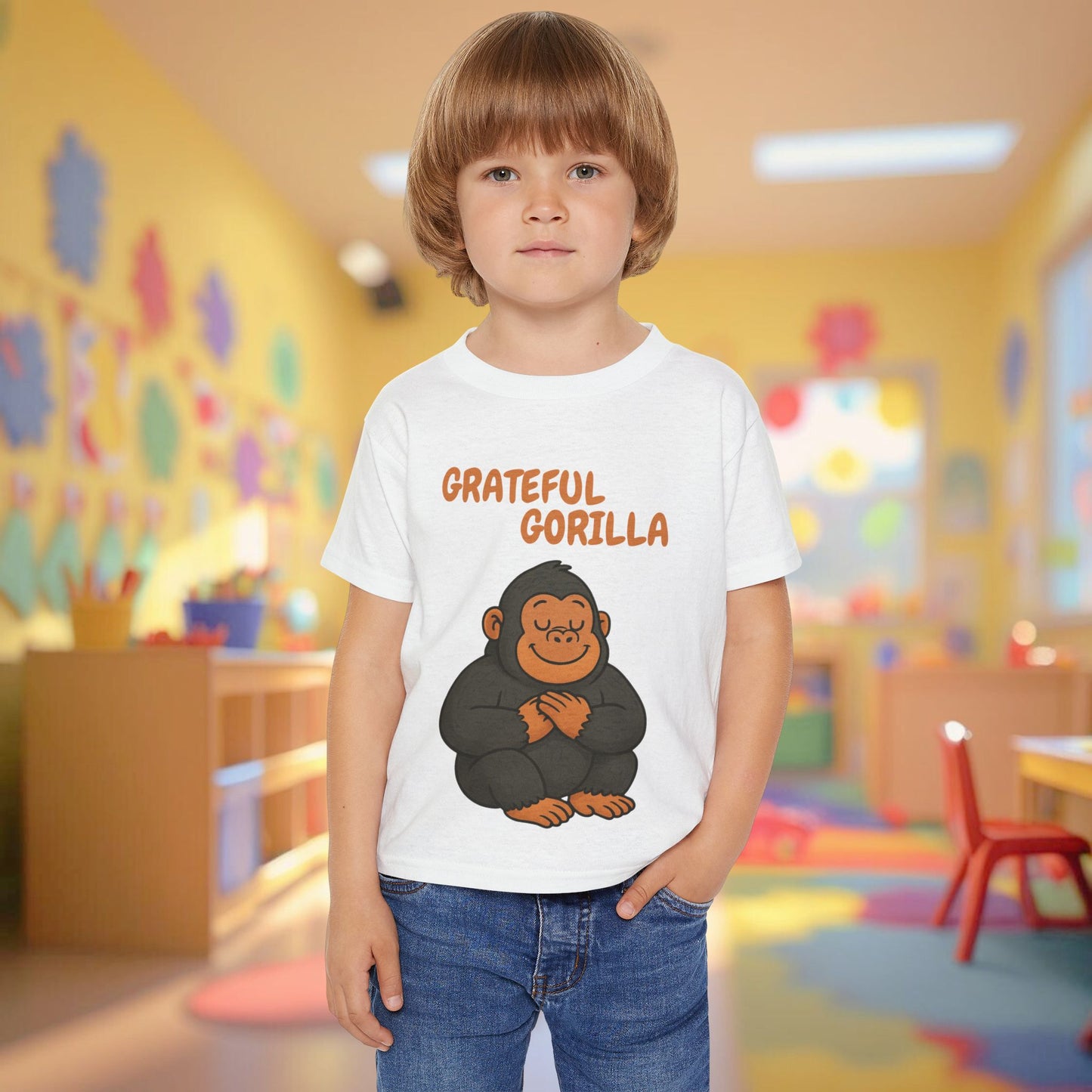 Toddler Tee - Grateful Gorilla