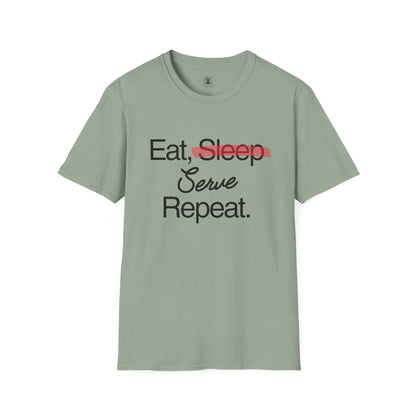 Soft & Stylish Tee - Eat, Serve, Repeat