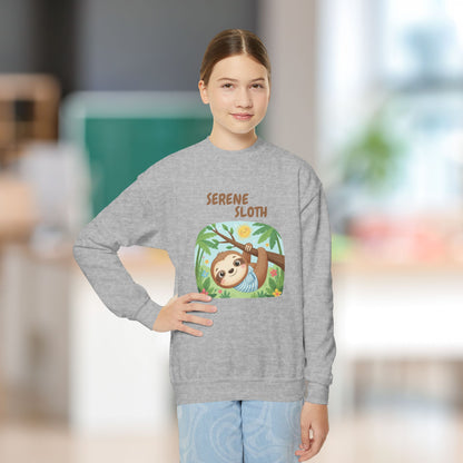 Comfy Kids Sweatshirt - Serene Sloth
