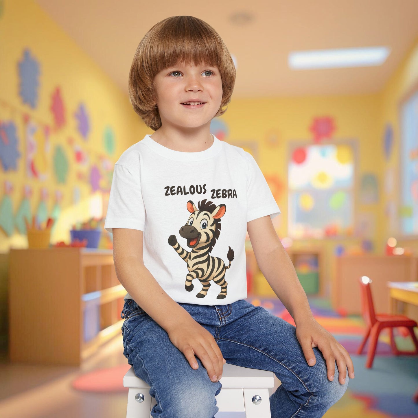 Toddler Tee - Zealous Zebra
