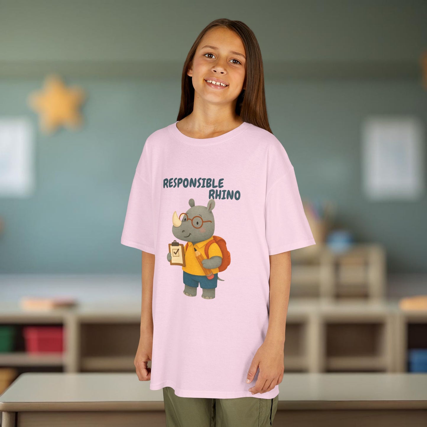 Comfy Kids Tee - Responsible Rhino