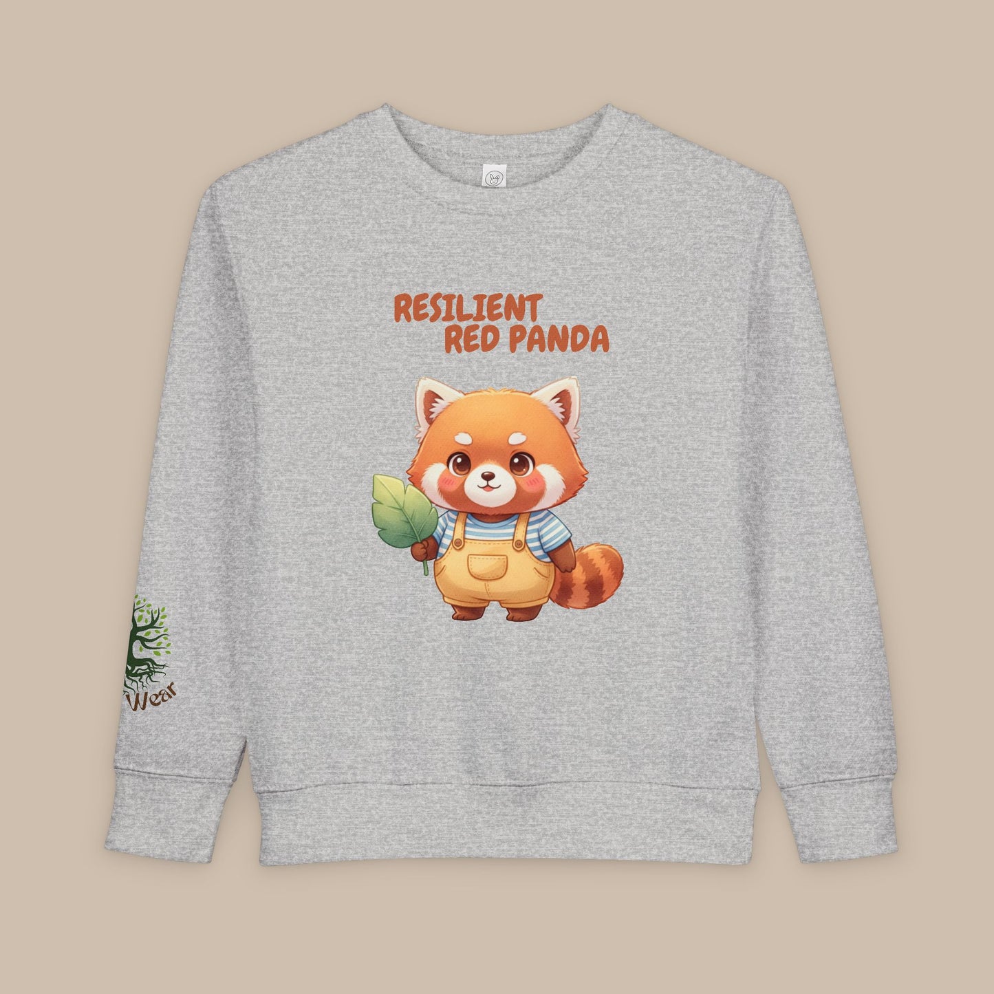 Toddler Sweatshirt - Resilient Red Panda