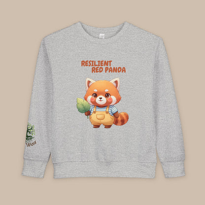 Toddler Sweatshirt - Resilient Red Panda
