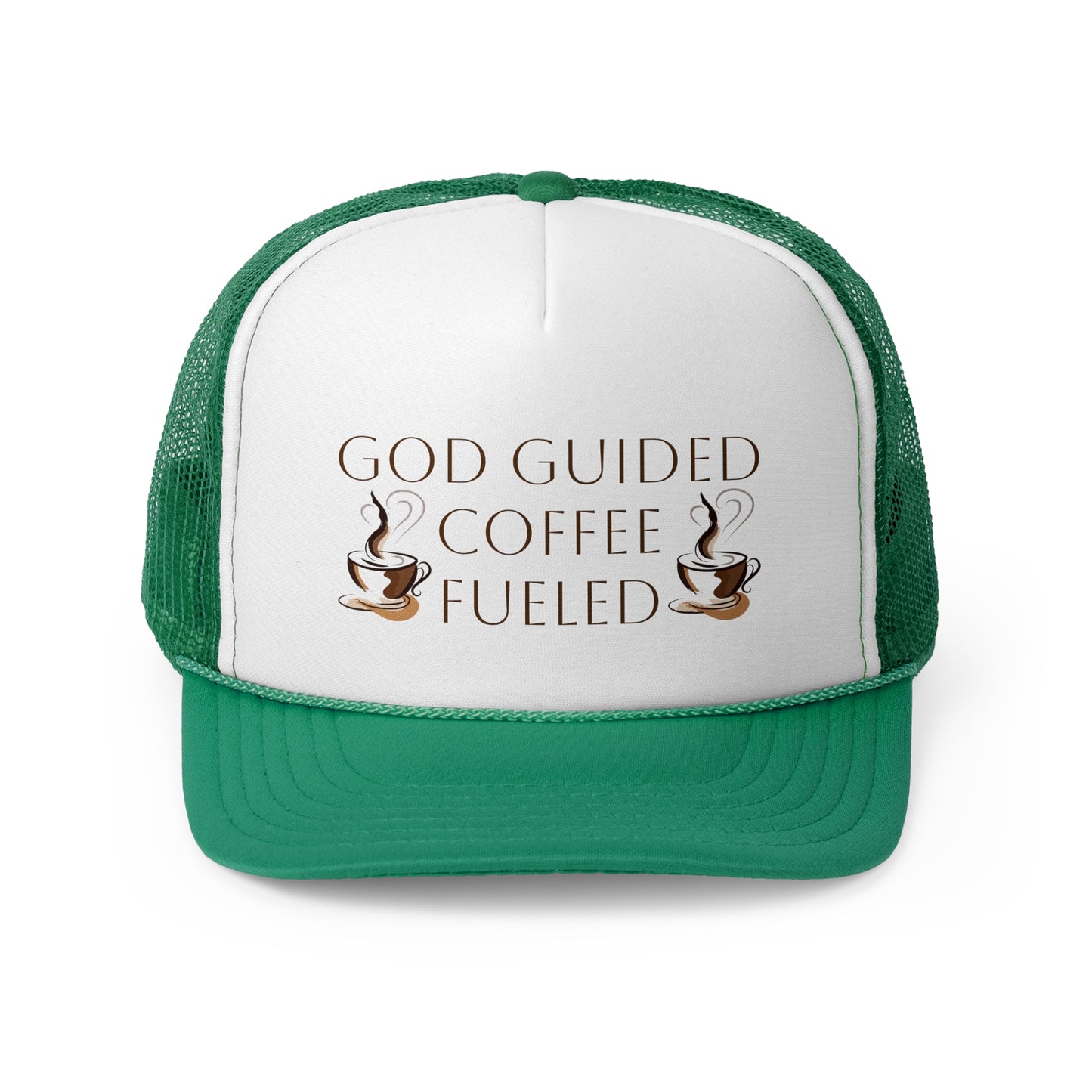 Trucker Cap - God Guided, Coffee Fueled