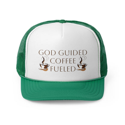 Trucker Cap - God Guided, Coffee Fueled