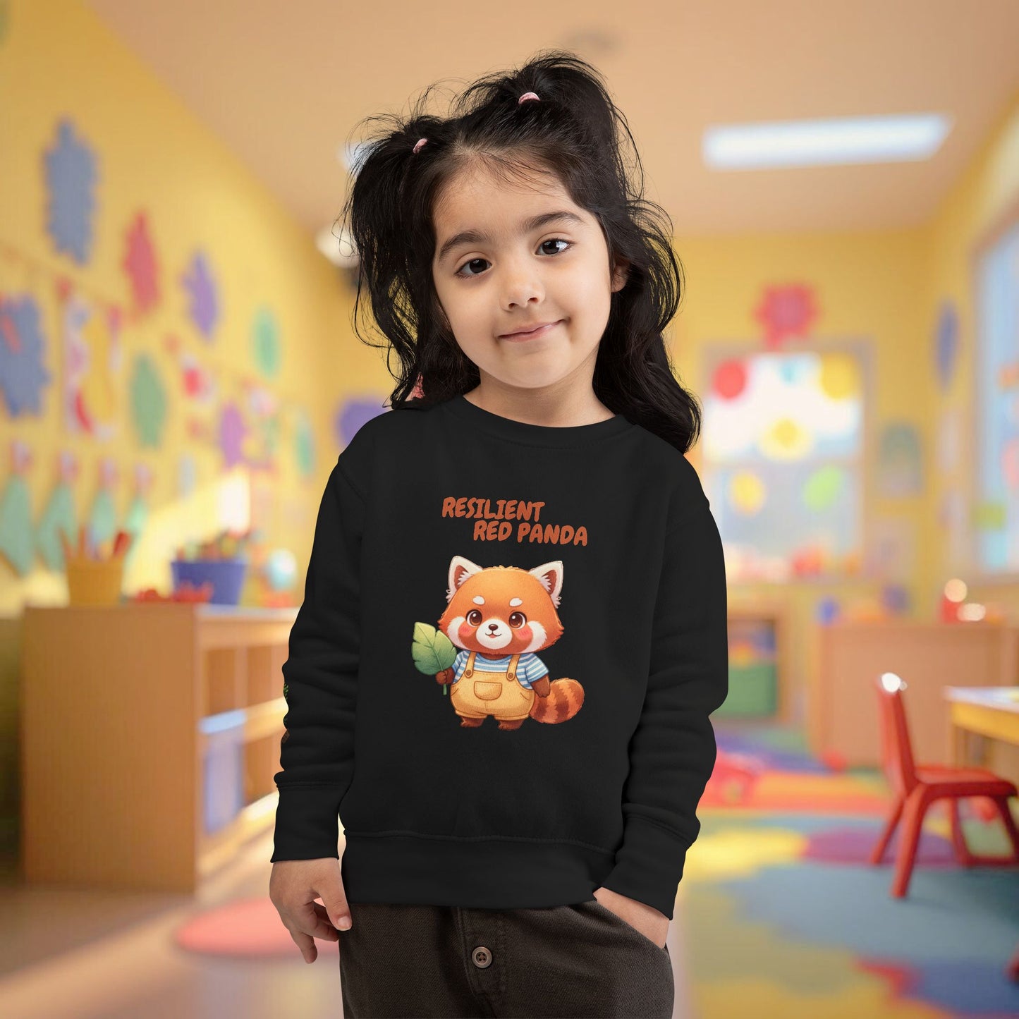 Toddler Sweatshirt - Resilient Red Panda