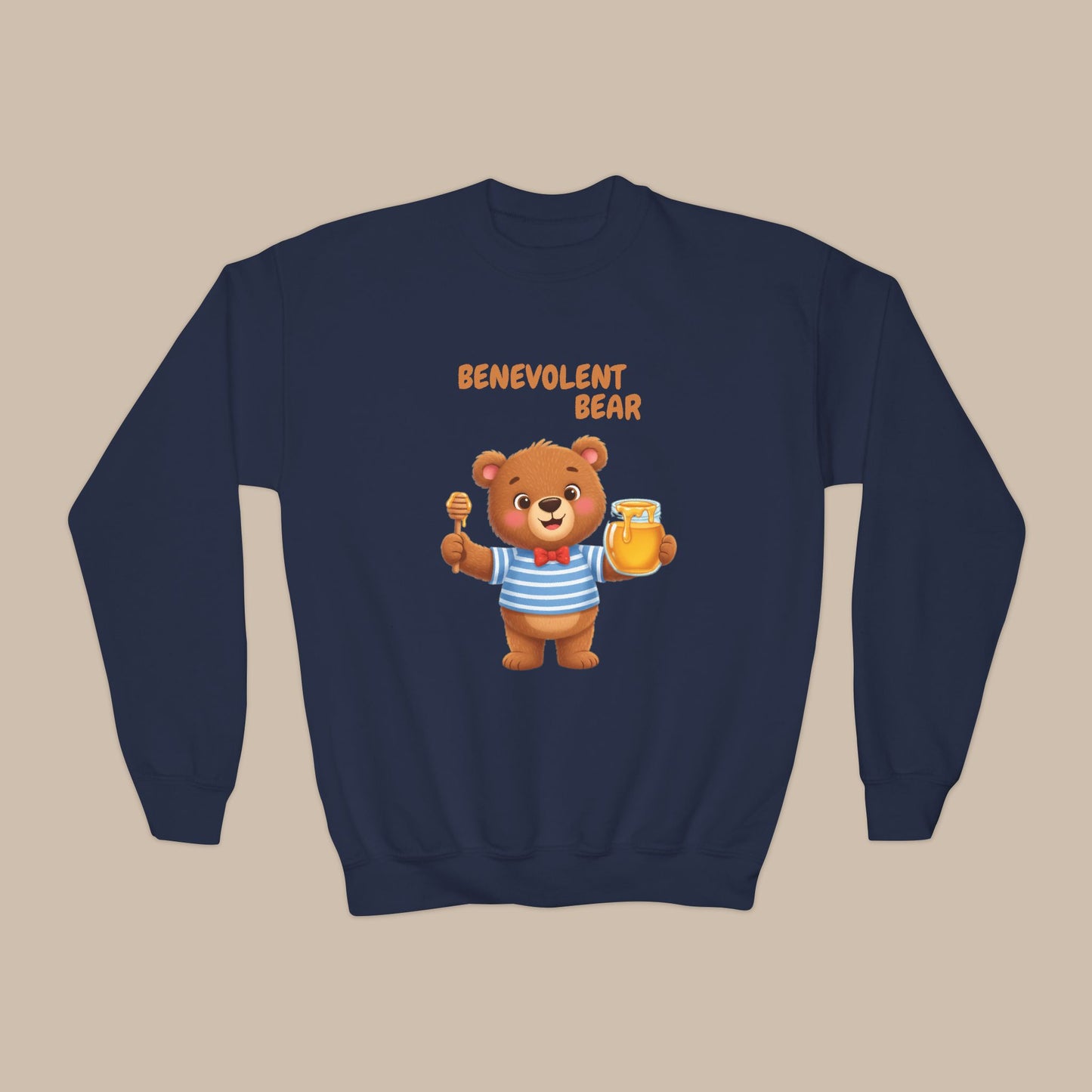 Comfy Kids Sweatshirt - Benevolent Bear