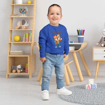 Toddler Sweatshirt - Trustworthy Tiger