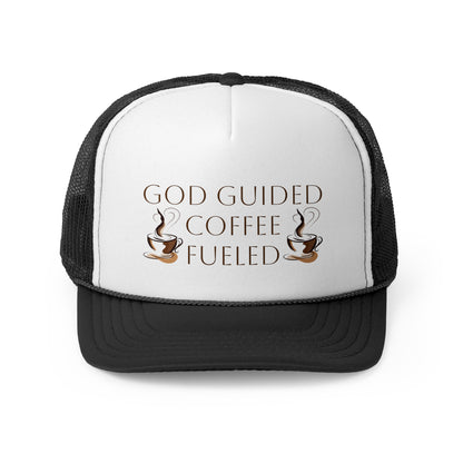 Trucker Cap - God Guided, Coffee Fueled