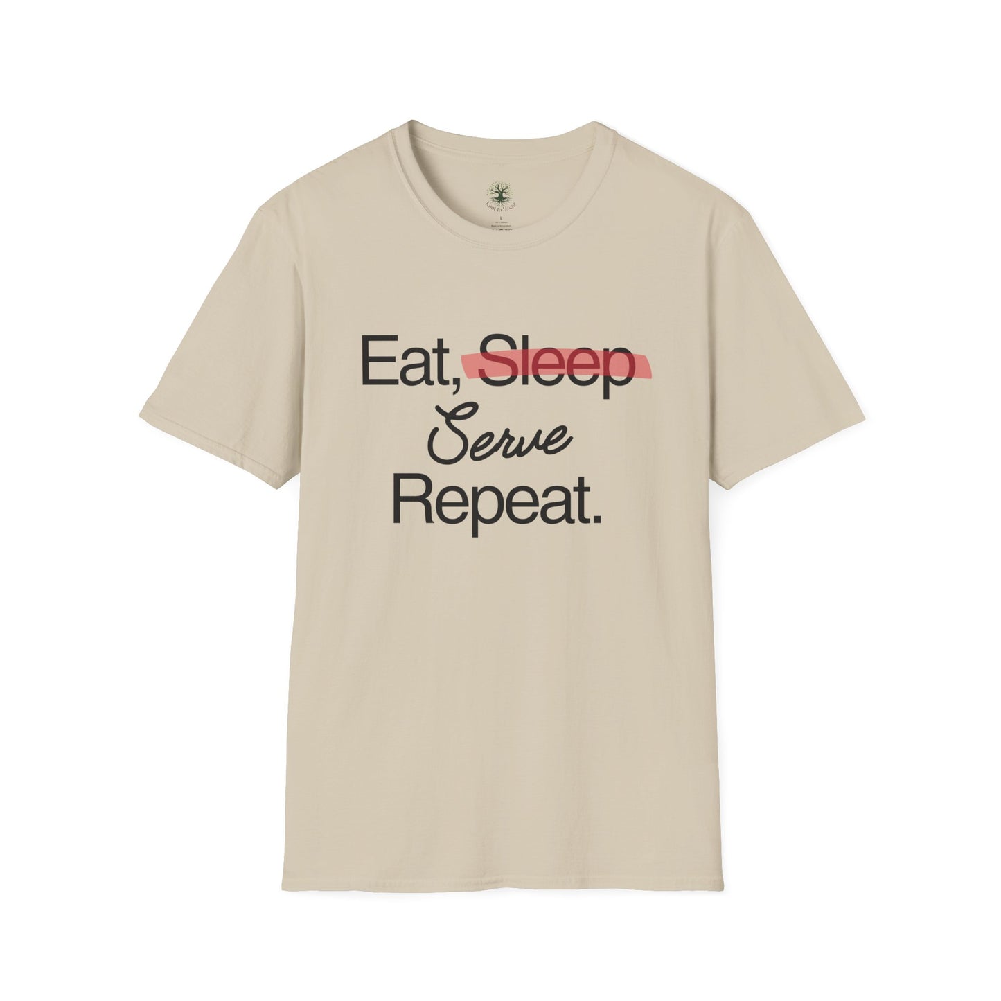Soft & Stylish Tee - Eat, Serve, Repeat