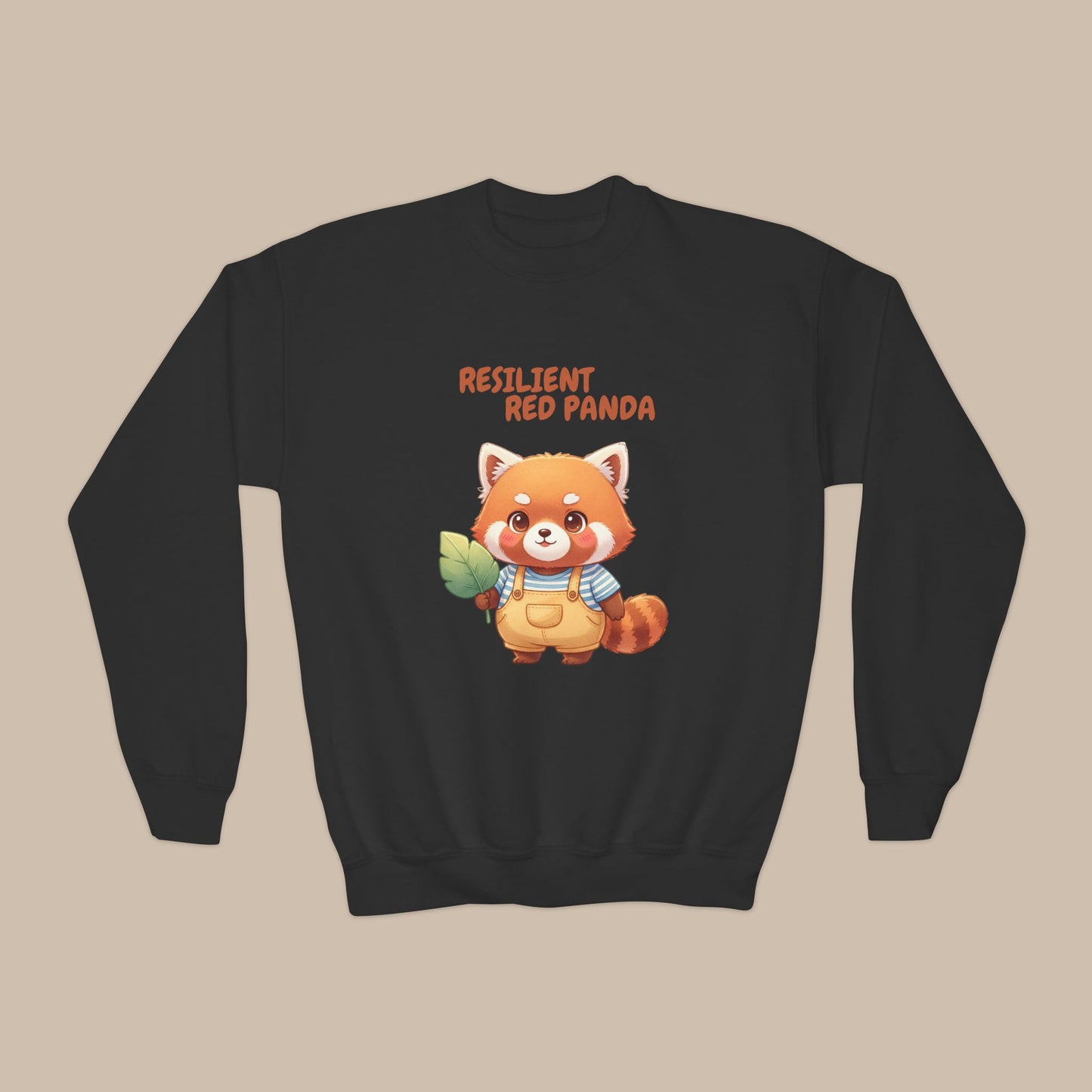 Comfy Kids Sweatshirt - Resilient Red Panda