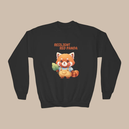 Comfy Kids Sweatshirt - Resilient Red Panda