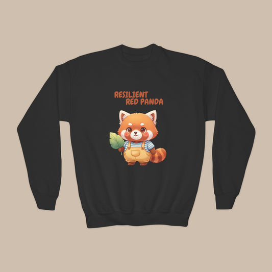 Comfy Kids Sweatshirt - Resilient Red Panda