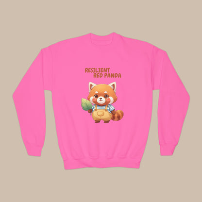 Comfy Kids Sweatshirt - Resilient Red Panda
