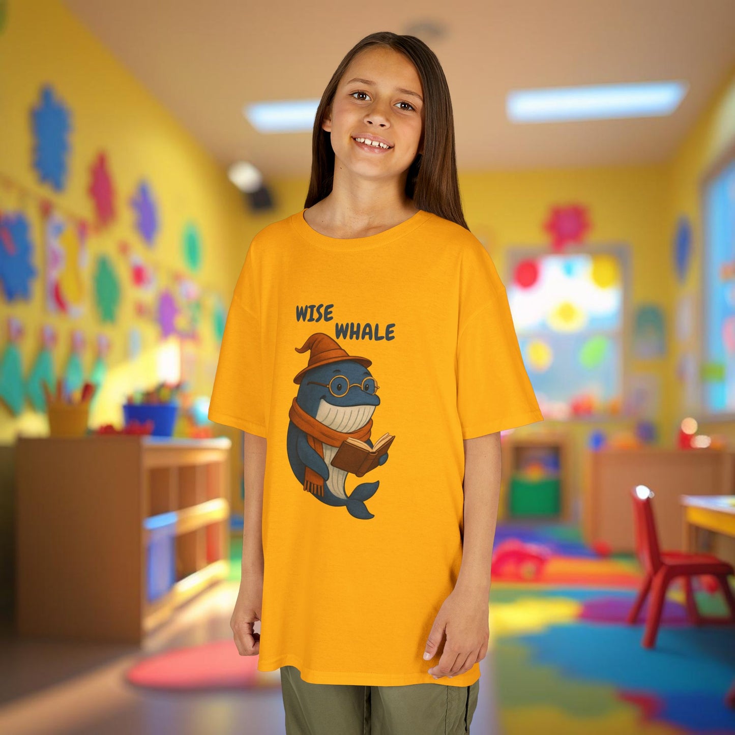 Comfy Kids Tee - Wise Whale v2.0