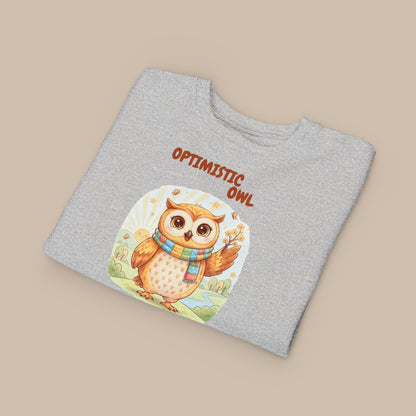Toddler Sweatshirt - Optimistic Owl