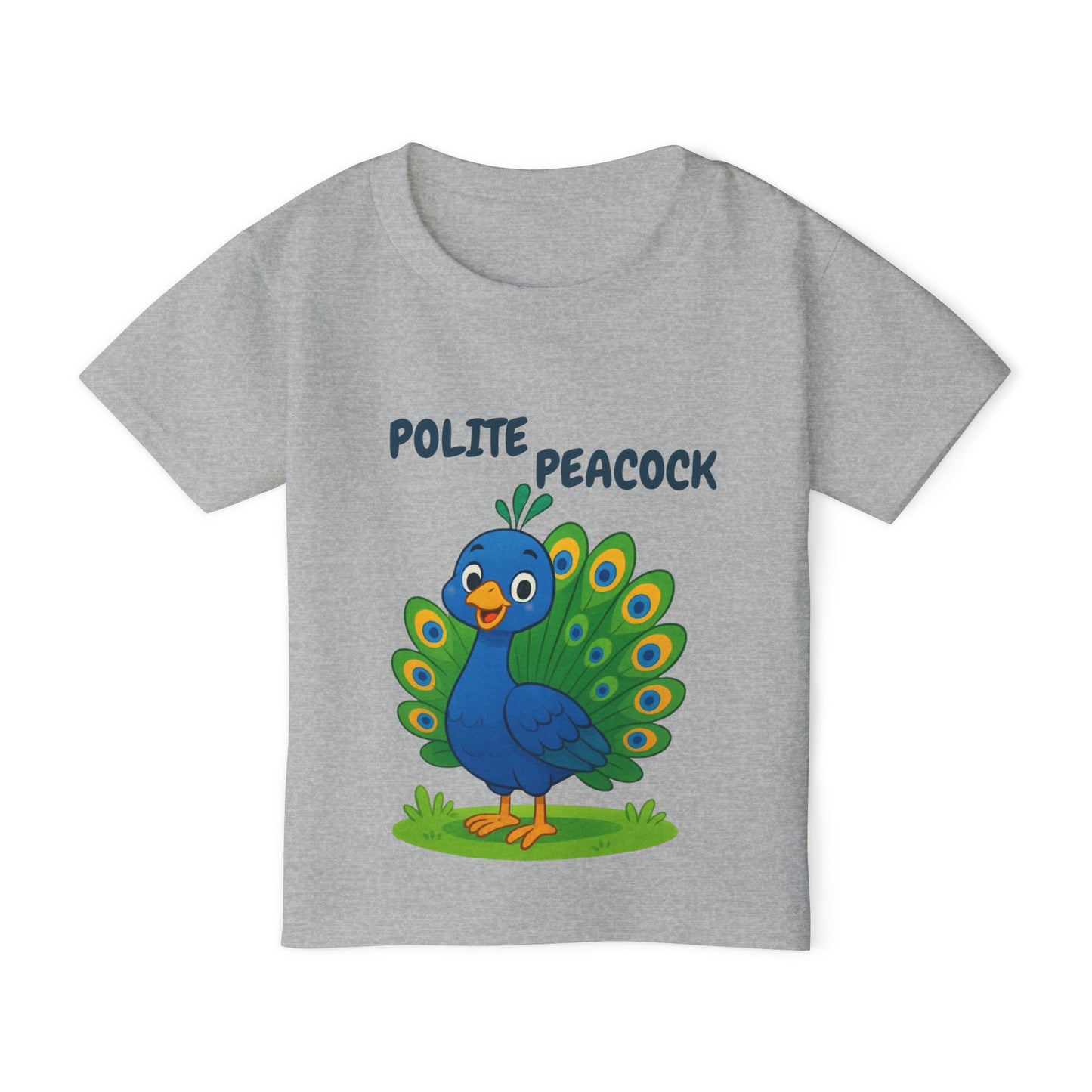 Toddler Tee - Polite Peacock