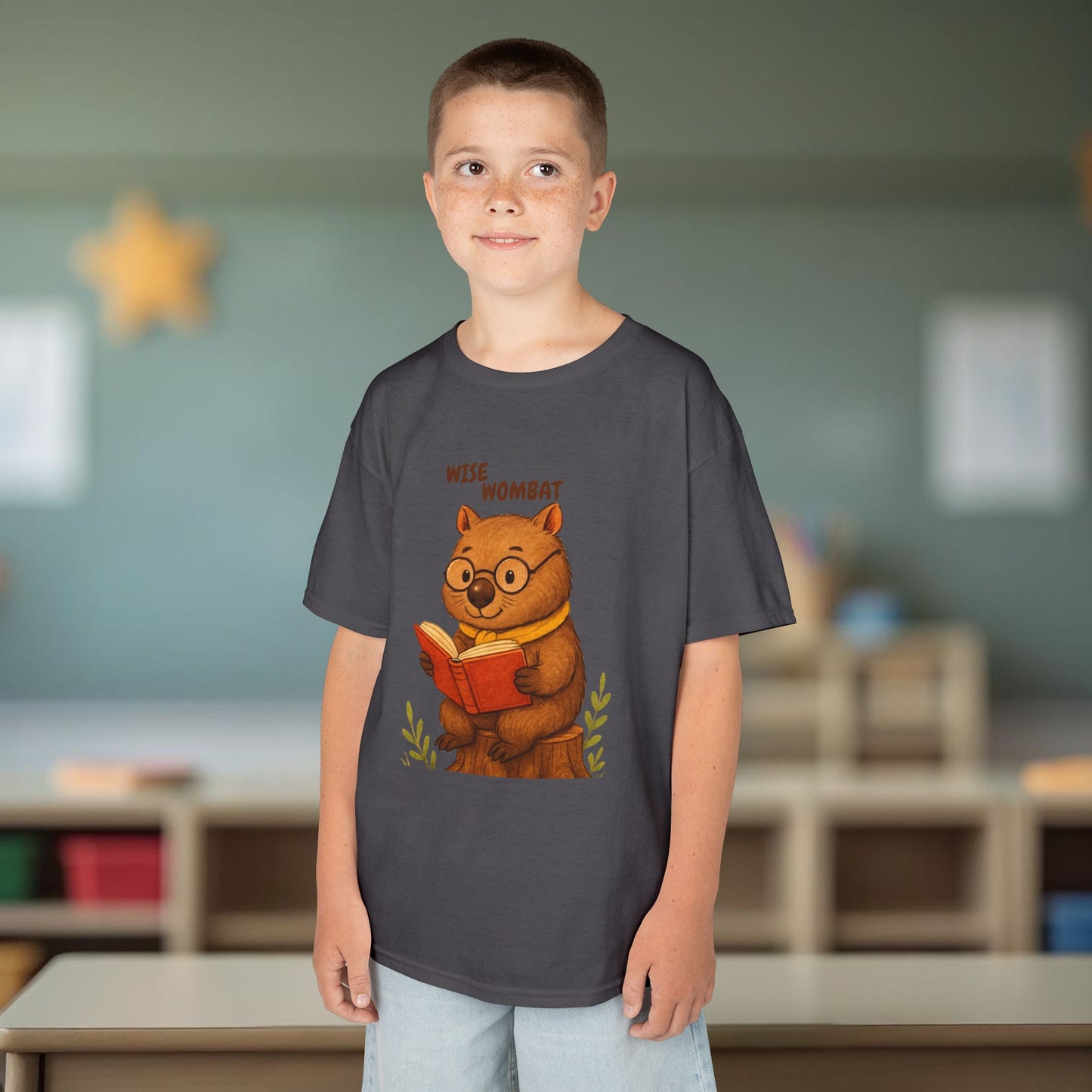 Comfy Kids Tee - Wise Wombat