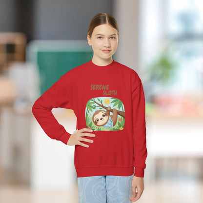 Comfy Kids Sweatshirt - Serene Sloth
