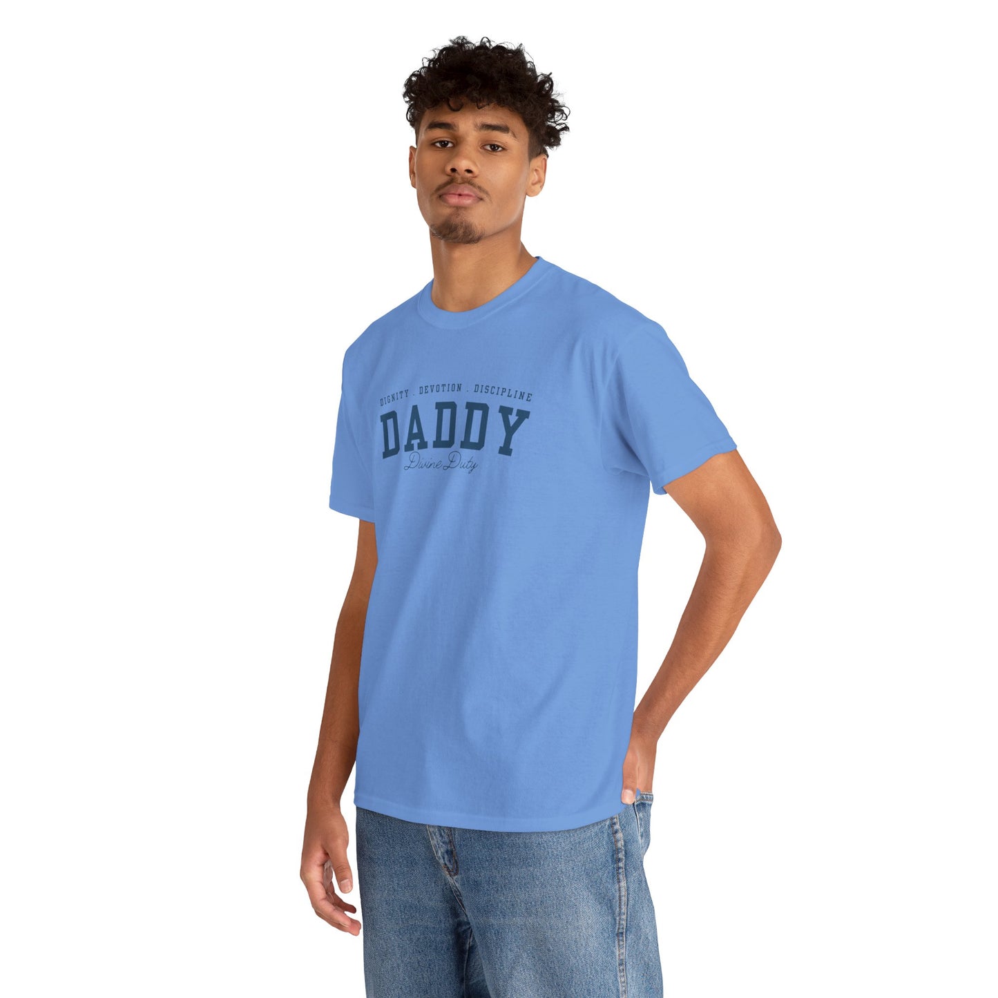 Comfy Cotton Tee - Daddy: Dignity, Devotion, Discipline