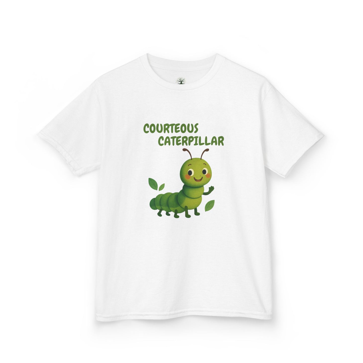 Comfy Kids Tee - Courteous Caterpillar
