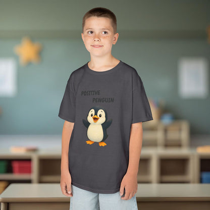 Comfy Kids Tee - Positive Penguin